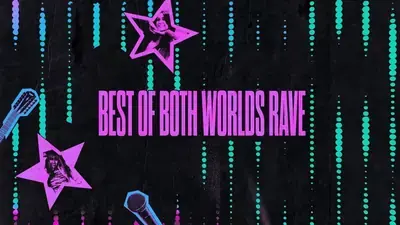 Best of Both Worlds Rave poster