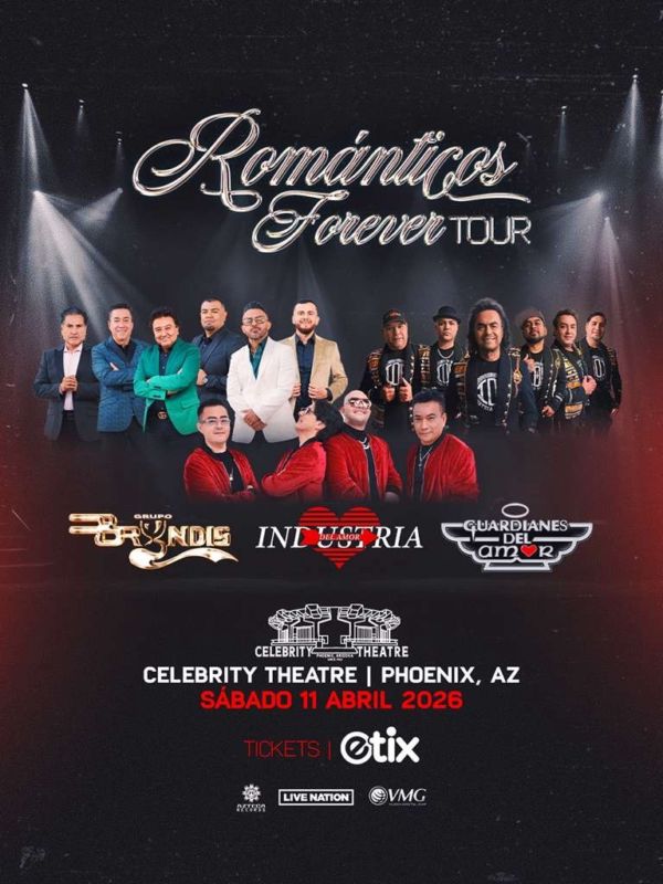 Romanticos Tour: Grupo Bryndis y Industria del Amor