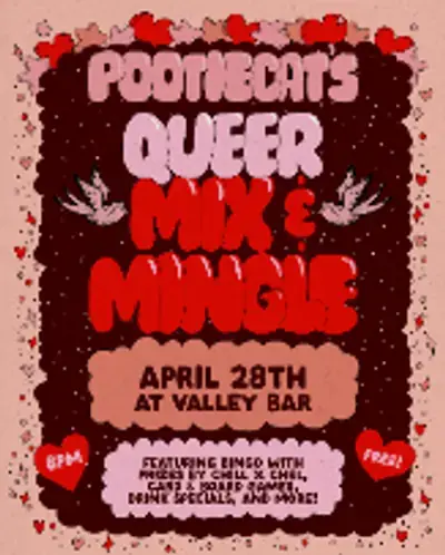 Pootiecat's Queer Mix & Mingle poster