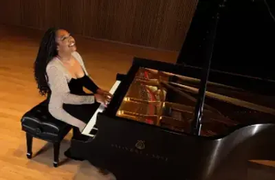 Litton Leads Shostakovich & Brahms with Michelle Cann poster