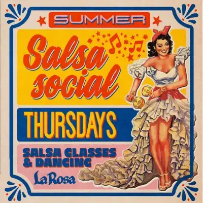 Thursday Summer Salsa Social poster