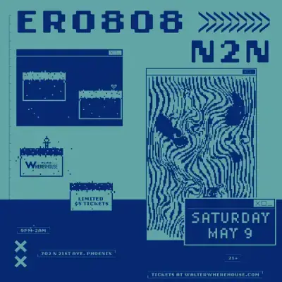 ero808 & N2N (Limited $5 tickets) at Walter Where?House poster