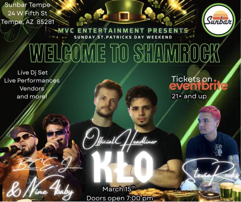 MVC Entertainment Presents: Shamrock Sunday