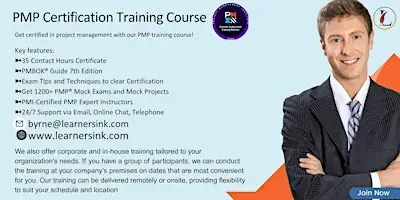 4 Day PMP Program In-Person Training In Phoenix, AZ poster