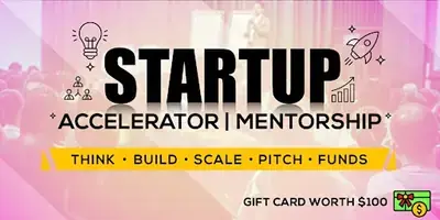 Startup Mentorship Program poster