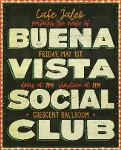 Buena Vista Social Club Performed By Café Jaleo poster