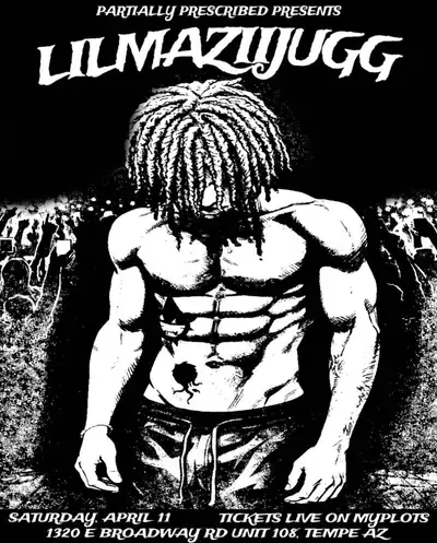 Partially Prescribed Rap and DJ show poster