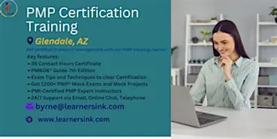 Confirmed PMP 4 days In-Person Training in Glendale, AZ poster