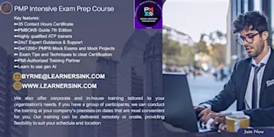 Confirmed PMP 4 Days Classroom Training in Buckeye, AZ poster