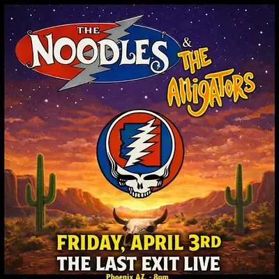 The Noodles + The Alligators poster