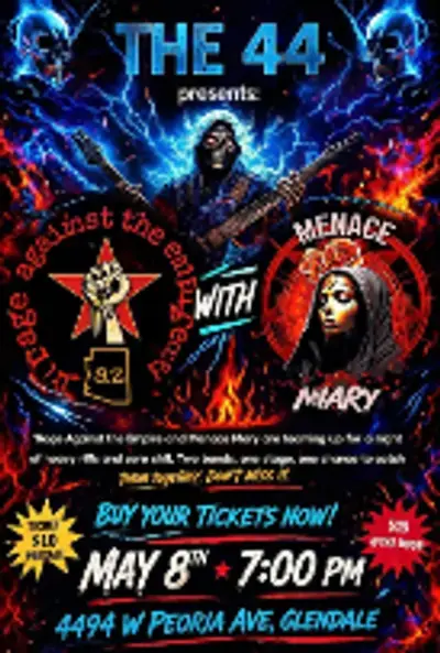 Menace Marry with Rage Against The Empire poster