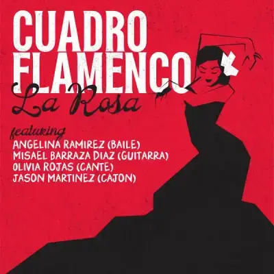 Cuadro Flamenco La Rosa poster