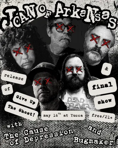 Joan of Arkansas EP Release poster