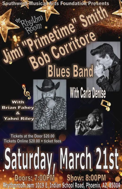 Jimi Primetime Smith / Bob Corritore Blues Band