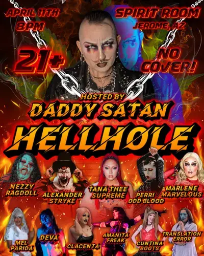 Daddy Satan Hellhole (drag show) poster