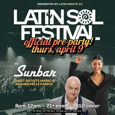 Latin Sol Festival Official Pre-Party poster