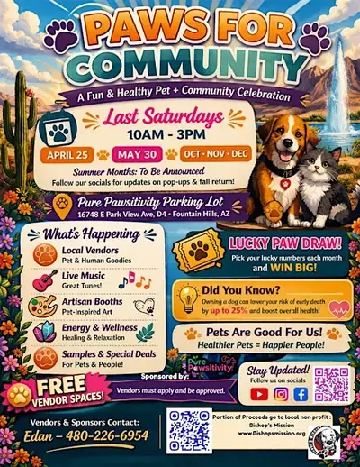 Paws For Community poster
