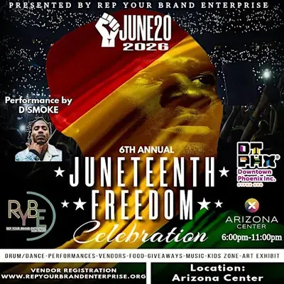 6th Annual RYBE Juneteenth Freedom Celebration poster