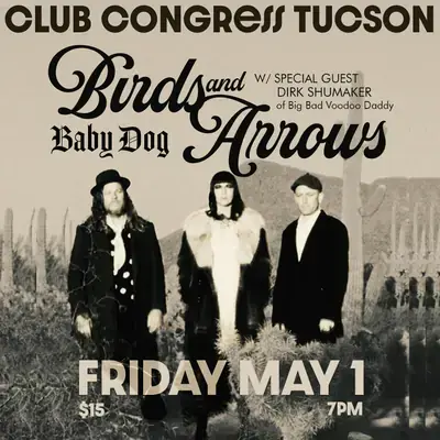 Birds & Arrows + Baby Dog poster