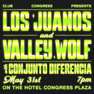 Los Juanos x Valley Wolf poster