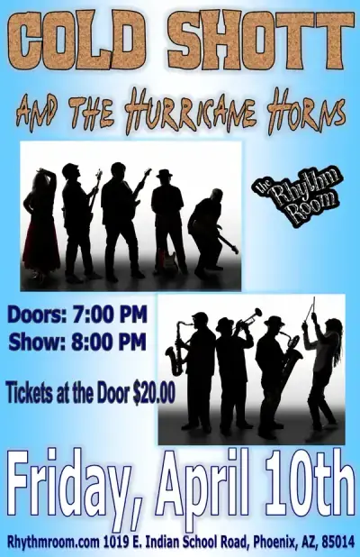 Cold Shott and The Hurricane Horns poster