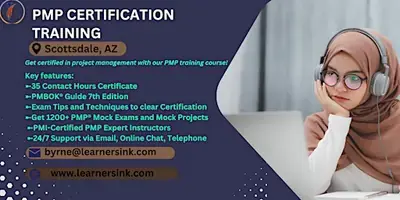 4 Day PMP Examination Certification Training Course In Scottsdale, AZ poster