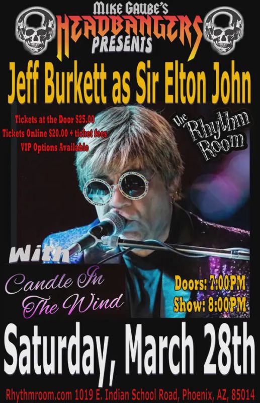 Jeff Burkett as Sir Elton John