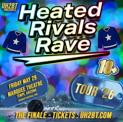 UH2BT presents Heated Rivals Rave poster