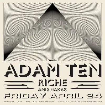 Adam Ten, Riche & Amir Hakak poster